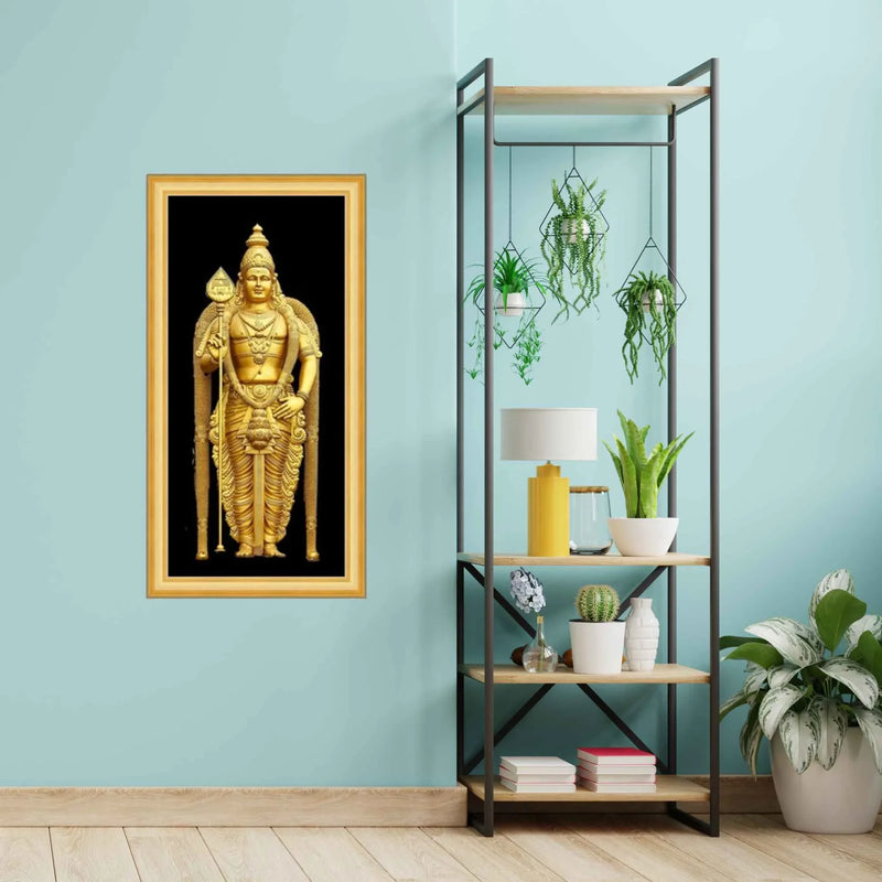 Kartikeya Murugan Photo Frame Wall Decor - Hindu God of War