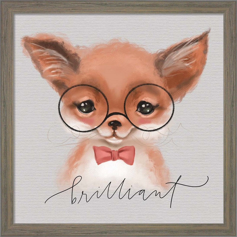 Brilliant Fox by Valerie Wieners, Framed Art