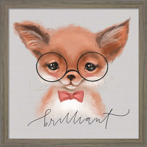 Brilliant Fox by Valerie Wieners, Framed Art