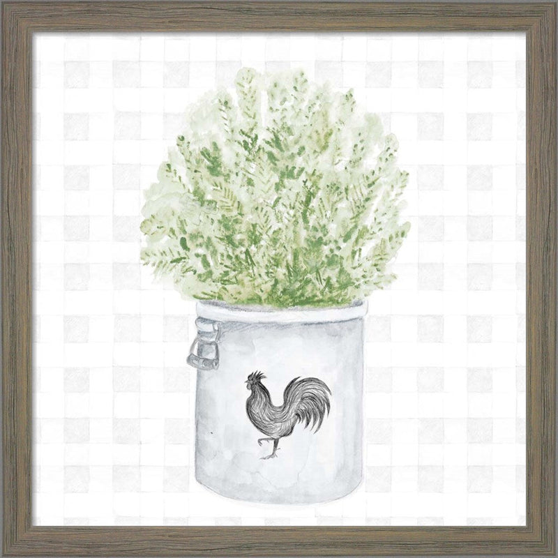 Farm Herbs II by Janice Gaynor, Framed Art