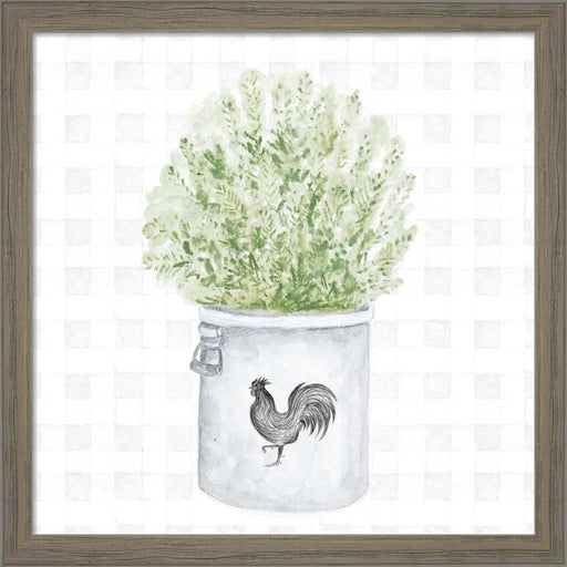 Farm Herbs II by Janice Gaynor, Framed Art