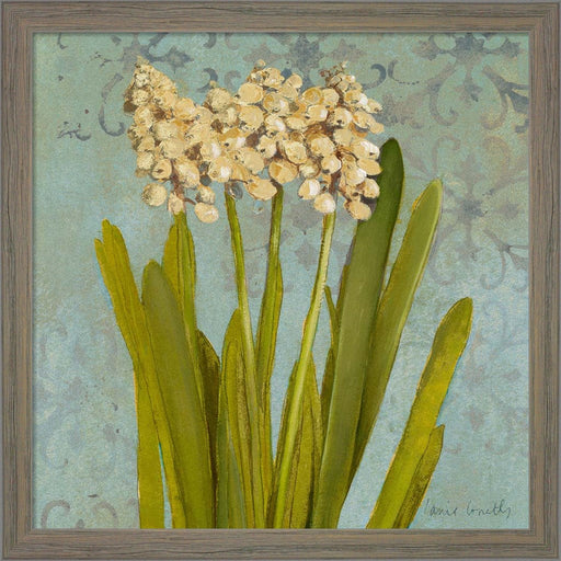 Hyacinth on Teal II by Lanie Loreth, Framed Art