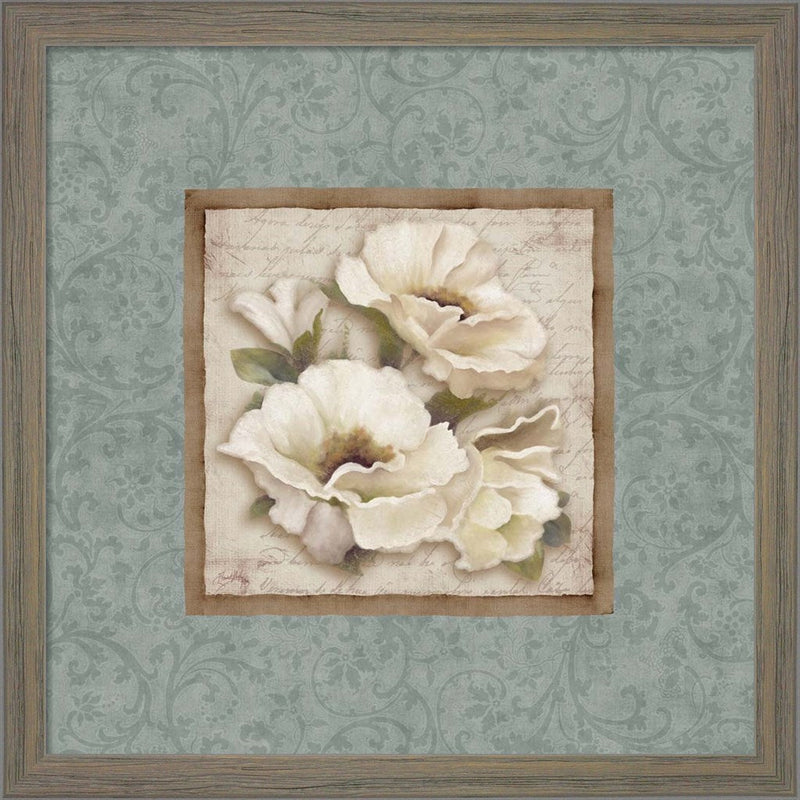 Silversage Flower II by Elizabeth Medley, Framed Art