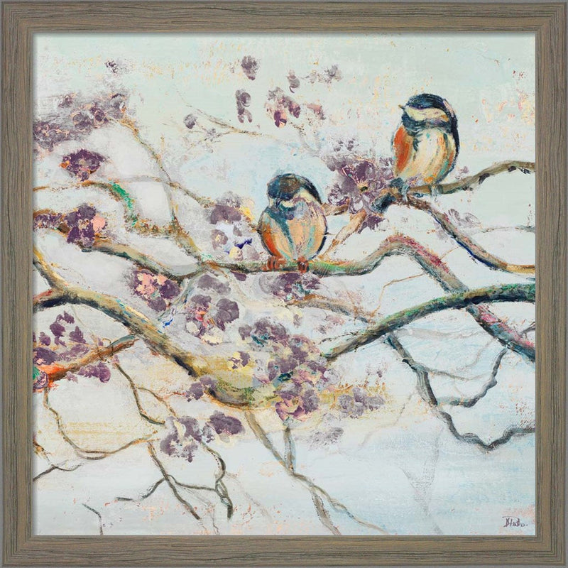 Spring Bird on Branch by Patricia Pinto, Framed Art