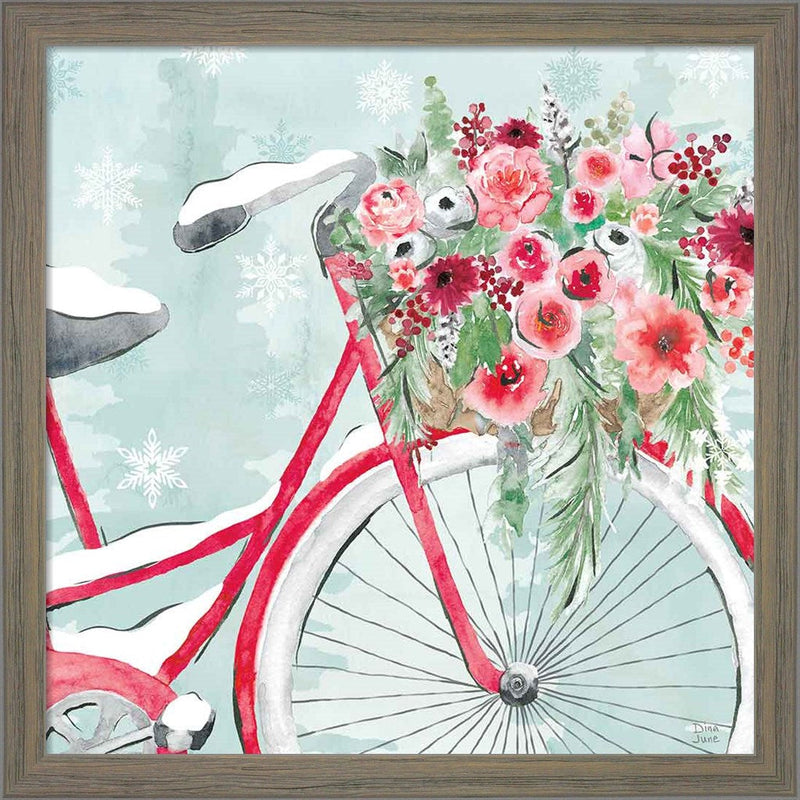 Holiday Ride V by Dina June, Framed Art