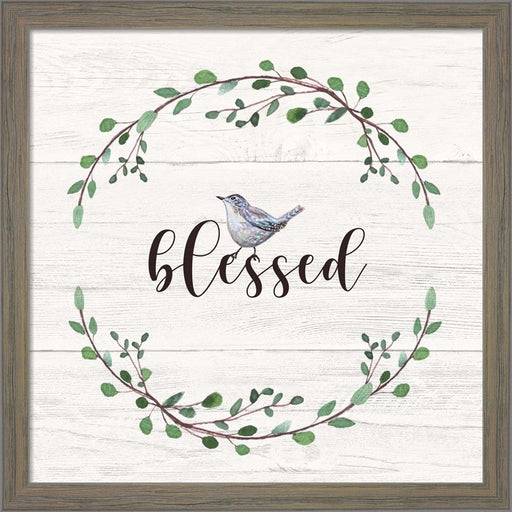 Blessed Sign by Elizabeth Tyndall, Framed Art