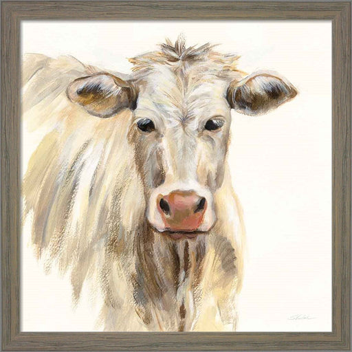 White Cow by Silvia Vassileva, Framed Art