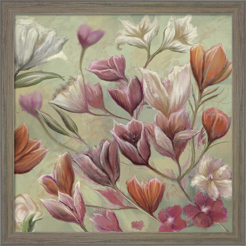 Pastel Bloom 1 by Anthony Christou, Framed Art