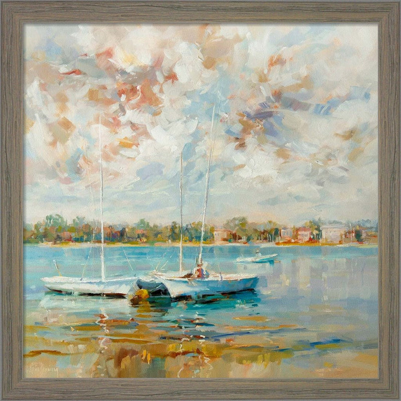At Water's Edge by Kasia Bruniany, Framed Art