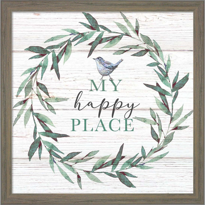 My Happy Place by Elizabeth Tyndall, Framed Art