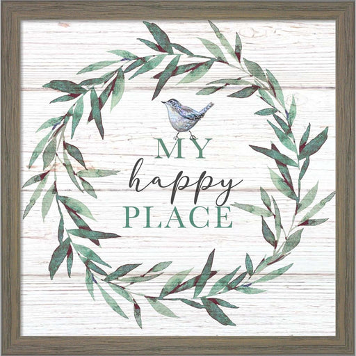 My Happy Place by Elizabeth Tyndall, Framed Art