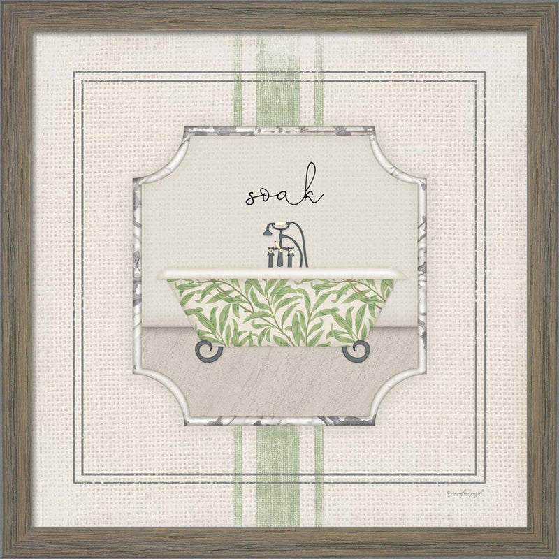 Soak by Jennifer Pugh, Framed Art