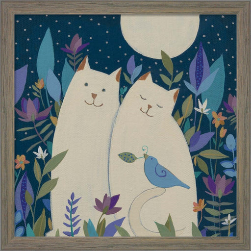 Two Cats by Sue Davis, Framed Art