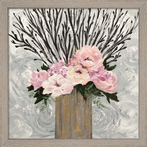Twiggy Floral Arrangement by Lee C, Framed Art