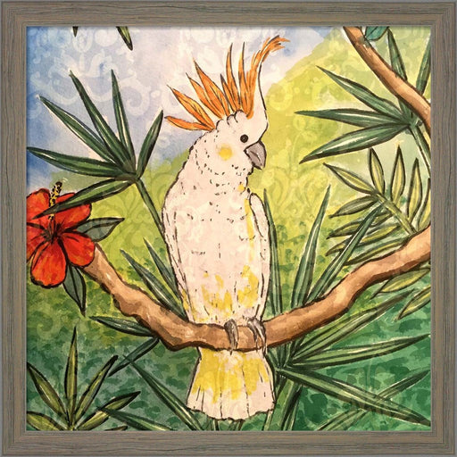 Tropical Bird I by Nick Biscardi, Framed Art