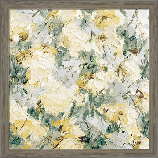 Kwanzan Green and Yellow by Ann Marie Coolick, Framed Art