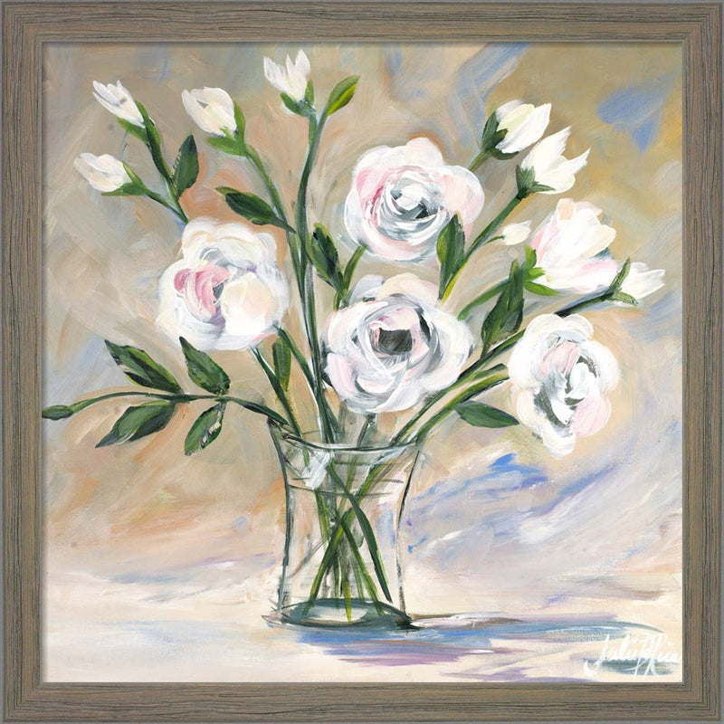 Soft Bouquet by Julie DeRice, Framed Art