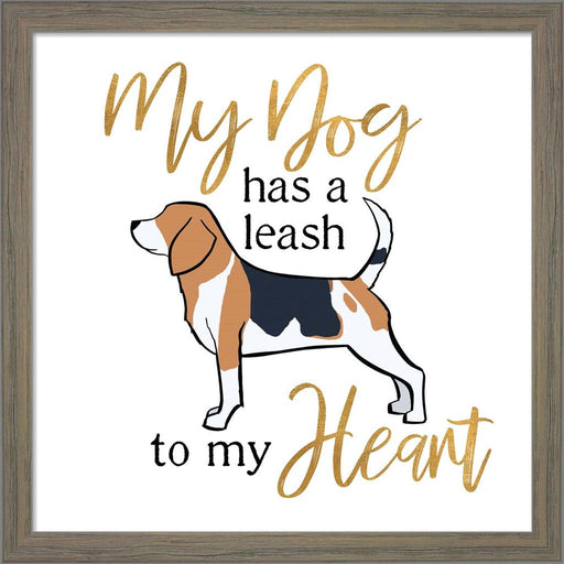 Puppy Positive I by Hugo Edwins, Framed Art