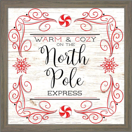 North Peppermint Pole I by Andi Metz, Framed Art