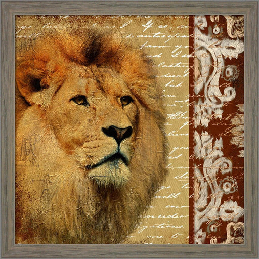 Safari Script I by Patricia Pinto, Framed Art