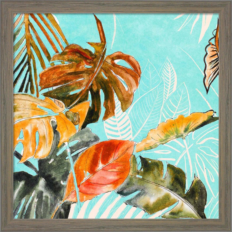 Palma Selvas on Blue II by Patricia Pinto, Framed Art