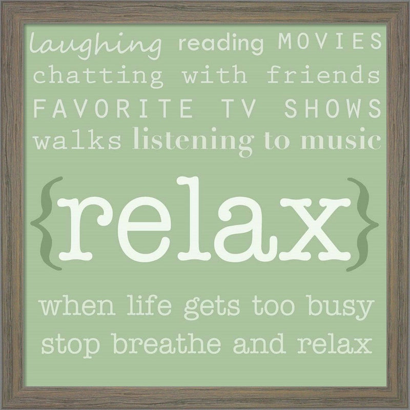 Relax by Anna Quach, Framed Art