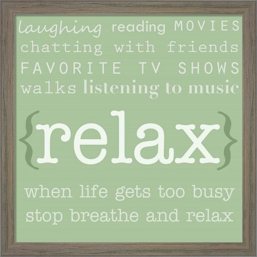 Relax by Anna Quach, Framed Art