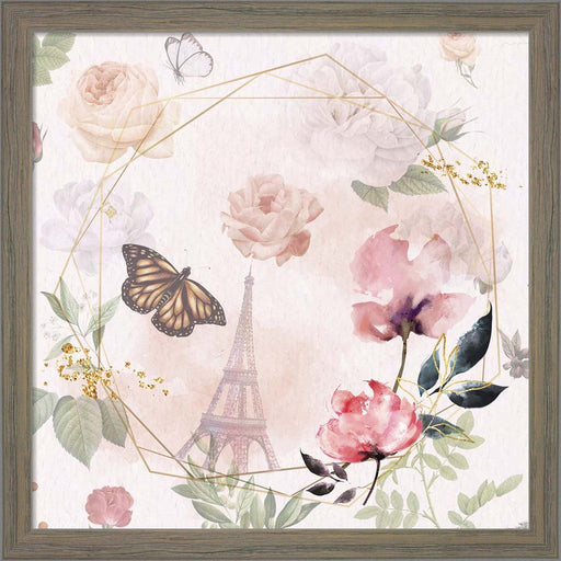 Butterfly Garden by The Font Diva, Framed Art