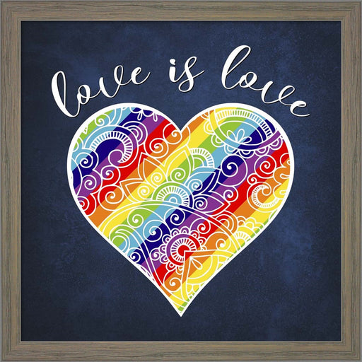 Love is Love by Tina Lavoie, Framed Art
