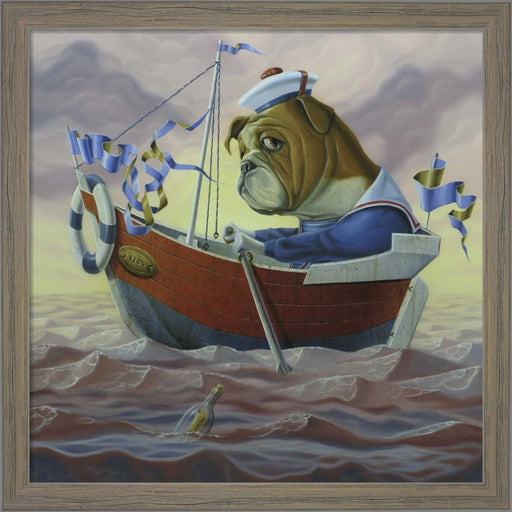 Maritime Solidarity by Valéry Vecu Quitard, Framed Art