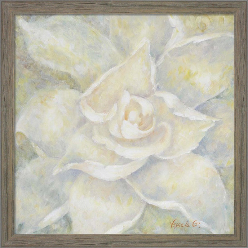 E-Motion Gardenia by Vessela G., Framed Art