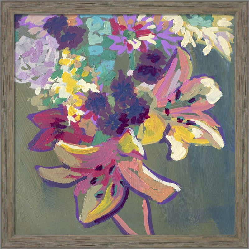 Lily Mixed Bouquet by Victoria Macmillan, Framed Art