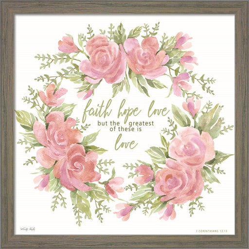 Faith Hope Love by Cindy Jacobs, Framed Art