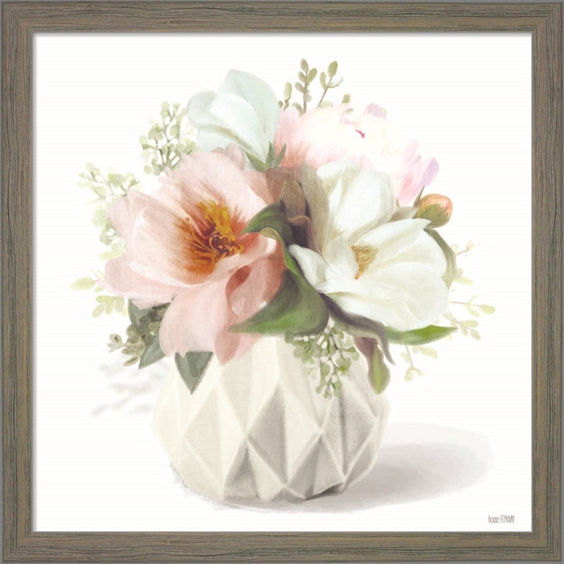 Posies in Pink by House Fenway, Framed Art
