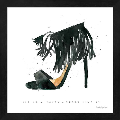 Glitz and Glam VIII by Mercedes Lopez Charro, Framed Art