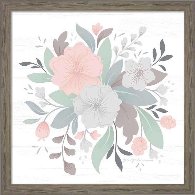 Farmhouse Floral III by Gia Graham, Framed Art
