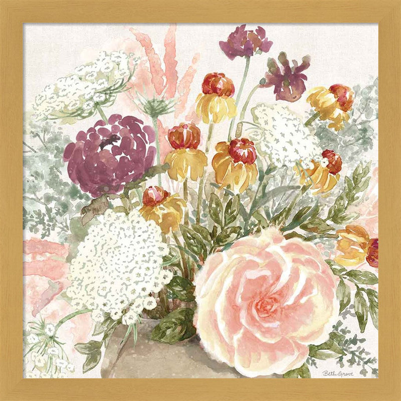 Cottage Charm V by Beth Grove, Framed Art