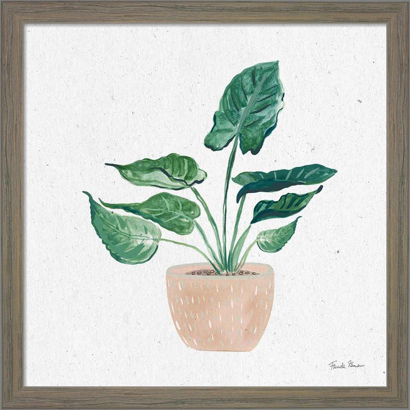 Home Garden III by Farida Zaman, Framed Art