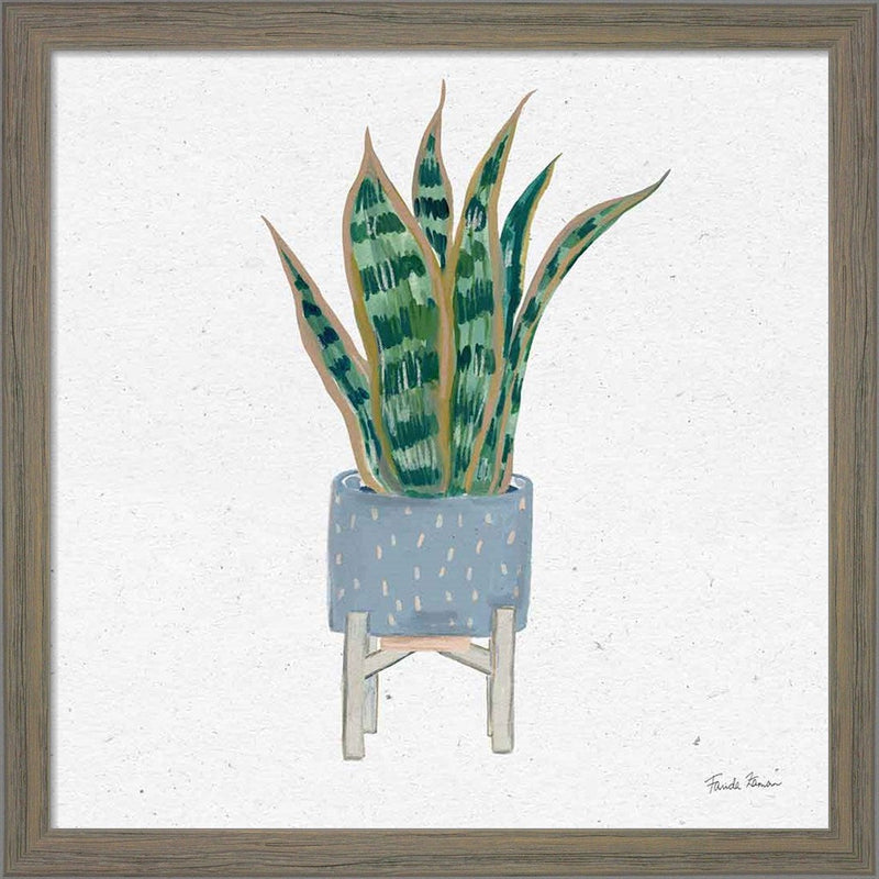 Home Garden II by Farida Zaman, Framed Art
