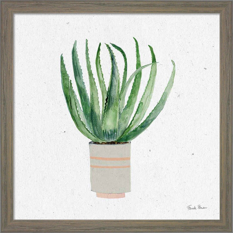 Home Garden I by Farida Zaman, Framed Art