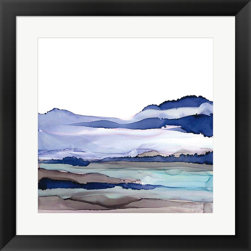 Bluescape I by Chris Paschke, Framed Art
