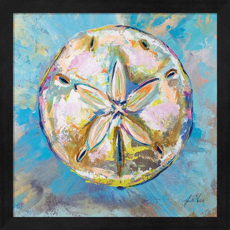 Sand Dollar by Jeanette Vertentes, Framed Art