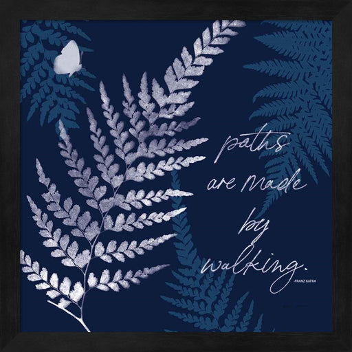 Dark True Blue III by Katie Pertiet, Framed Art
