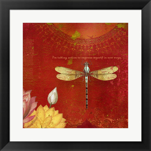 Creative Visualization I-Express Myself by Duirwaigh, Framed Art