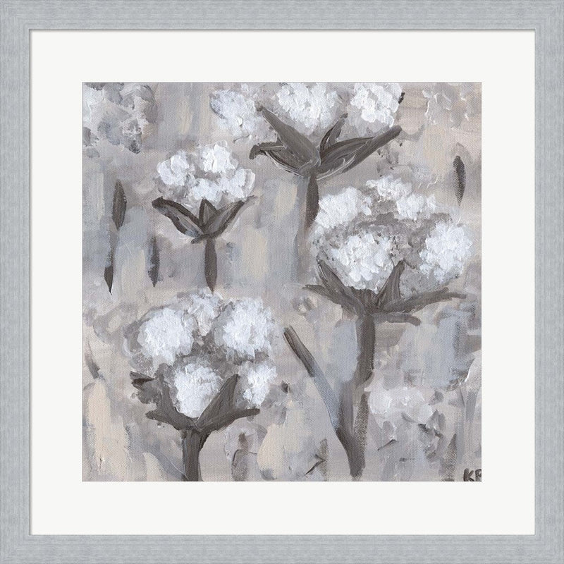 Cotton Stalks I by Kathleen Bryan, Framed Art