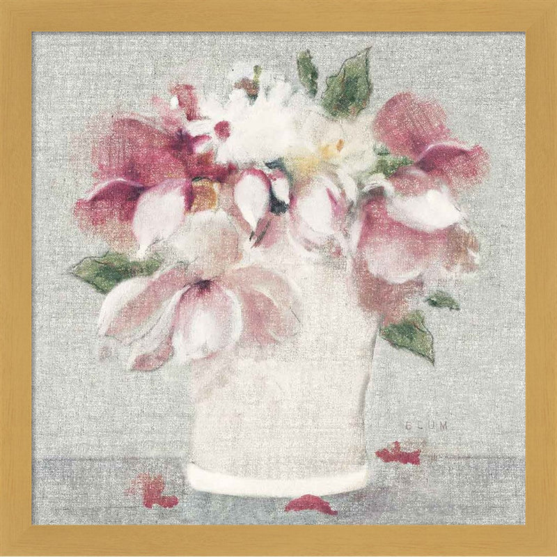 Cottage Bouquet II Light by Cheri Blum, Framed Art