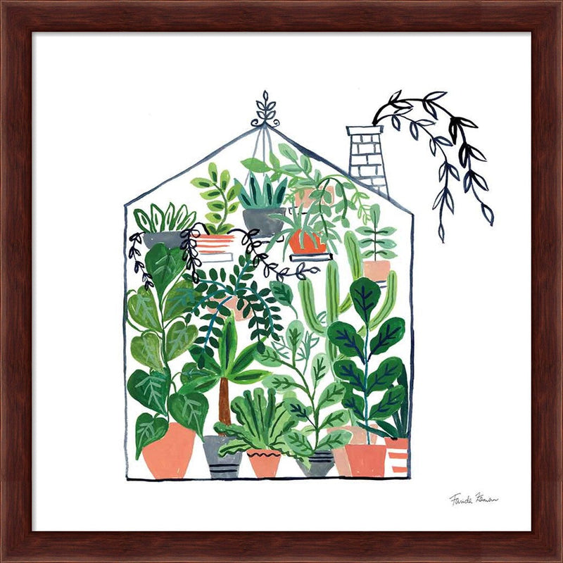 Greenhouse II by Chris Paschke, Framed Art