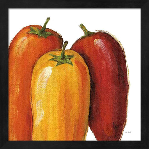 Spicy on White by Lisa Audit, Framed Art