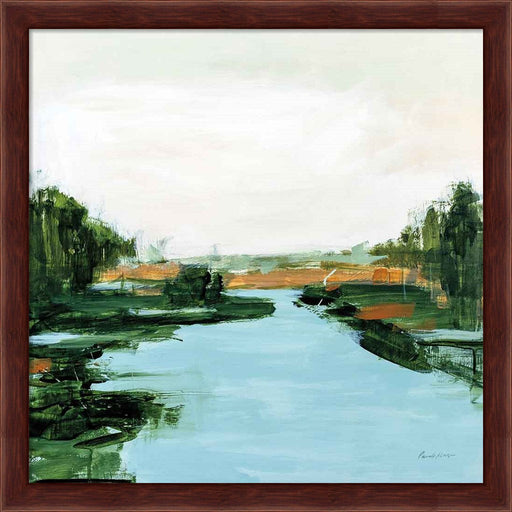 River Flowing Through by Pamela Munger, Framed Art