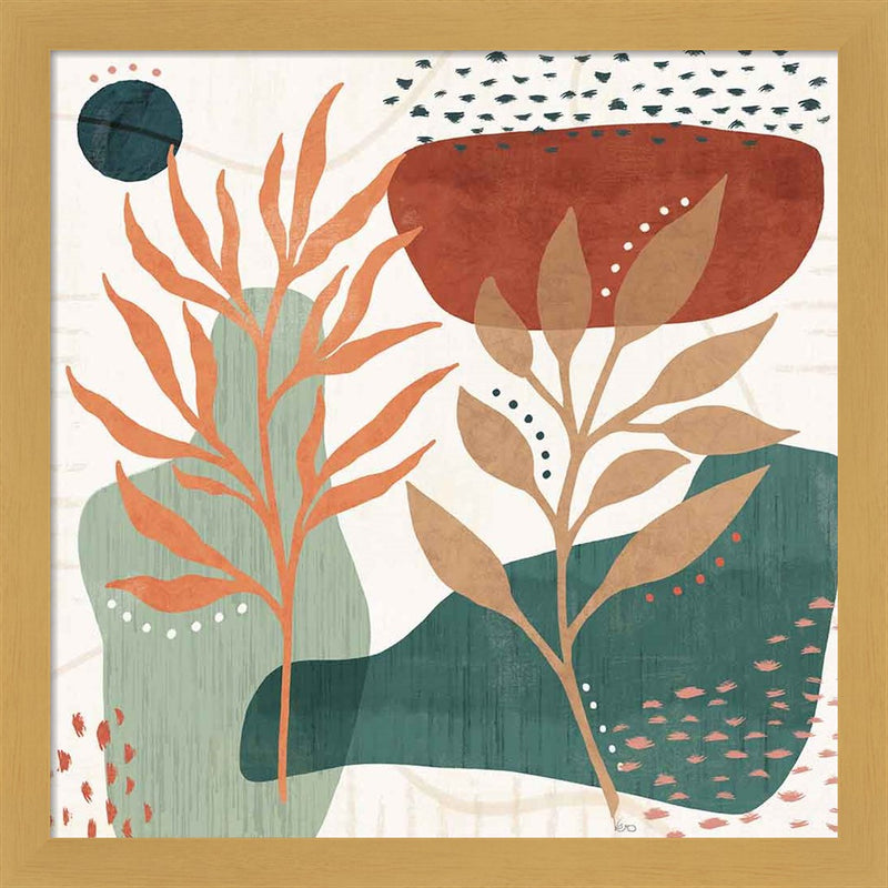 Abstract Blossom II by Veronique Charron, Framed Art